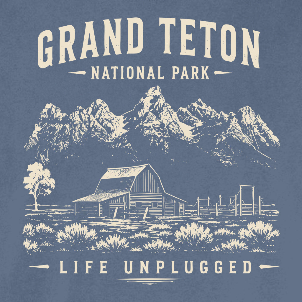 GRAND TETON NATIONAL PARK Cotton T-Shirt powered by Comfort Colors®