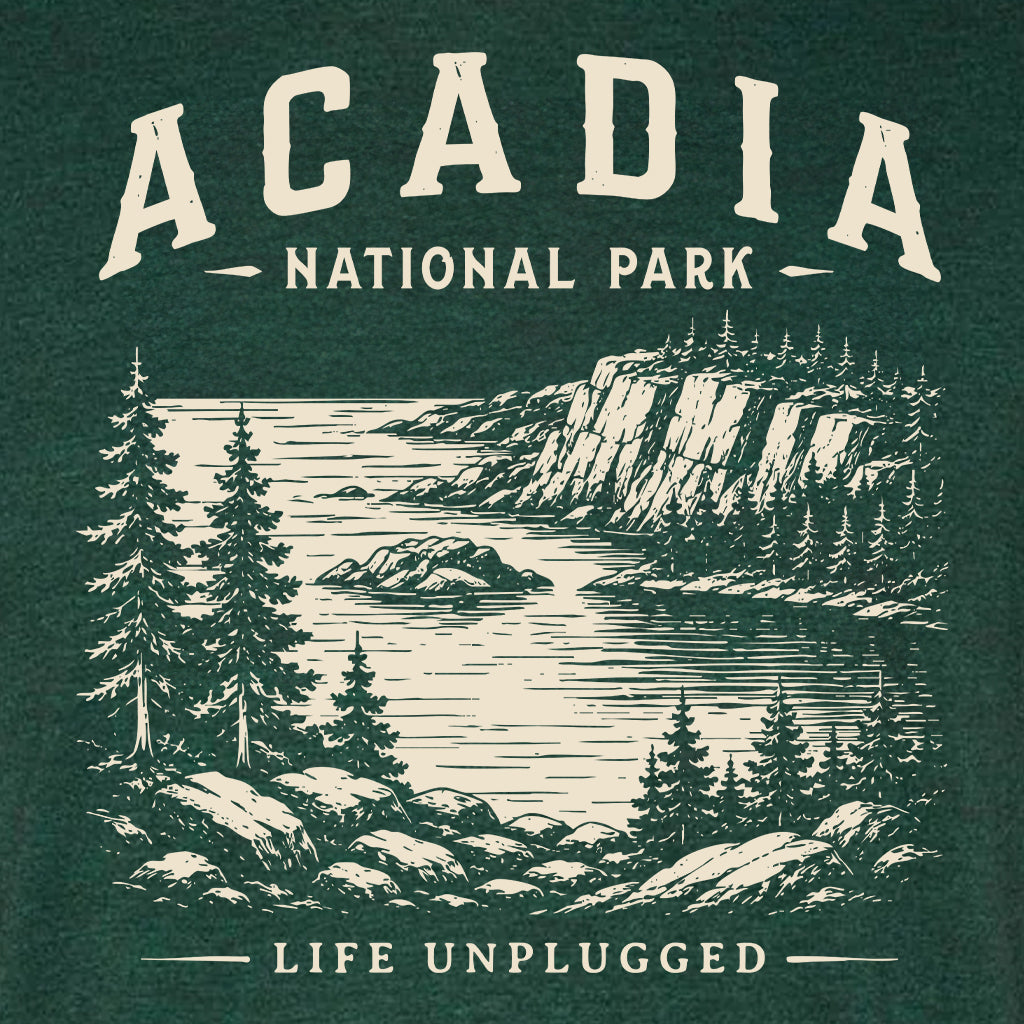 ACADIA NATIONAL PARK Triblend T-Shirt