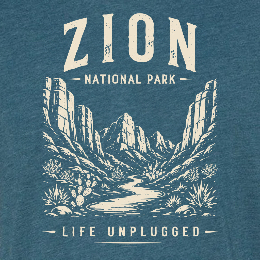 ZION NATIONAL PARK Triblend T-Shirt