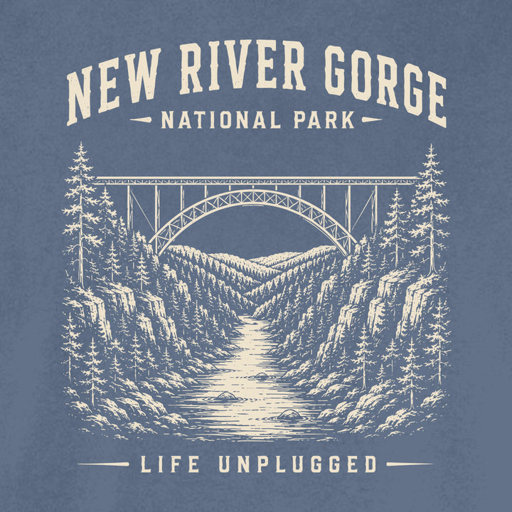 NEW RIVER GORGE NATIONAL PARK Cotton T-Shirt powered by Comfort Colors®