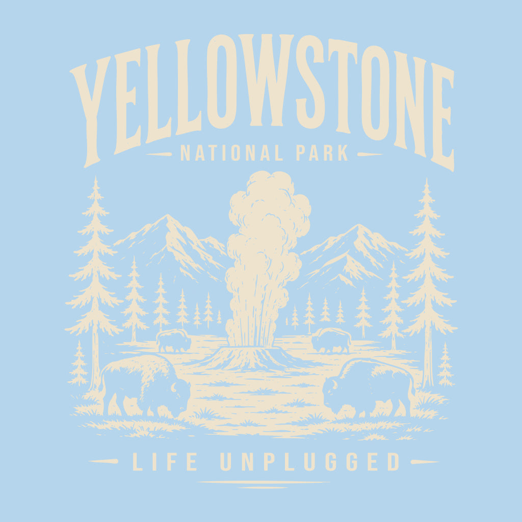 YELLOWSTONE NATIONAL PARK Performance Long Sleeve with UPF 50+