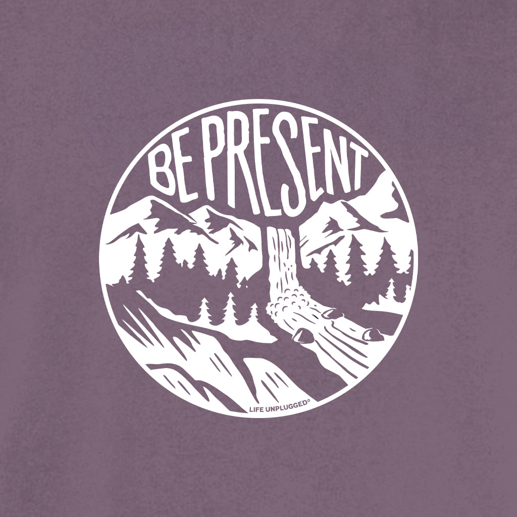 BE PRESENT WATERFALL Cotton T-Shirt powered by Comfort Colors®