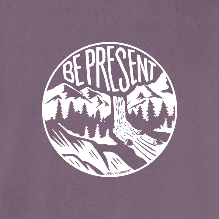 BE PRESENT WATERFALL Cotton T-Shirt powered by Comfort Colors®