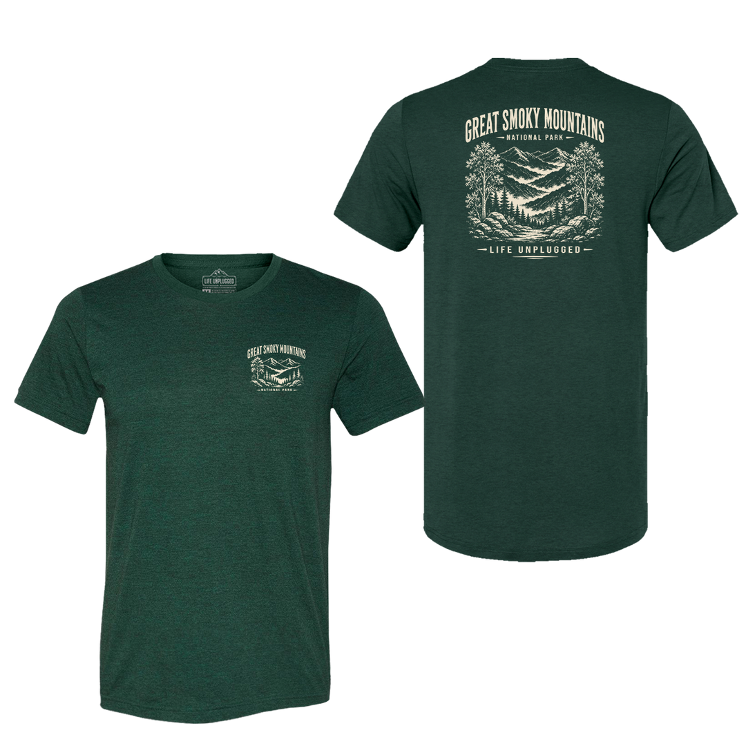 GREAT SMOKY MOUNTAIN NATIONAL PARK Triblend T-Shirt