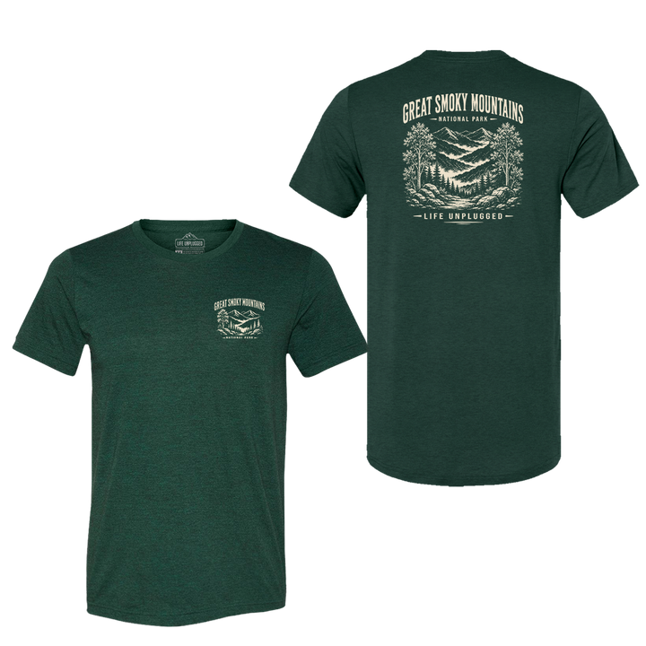 GREAT SMOKY MOUNTAIN NATIONAL PARK Triblend T-Shirt