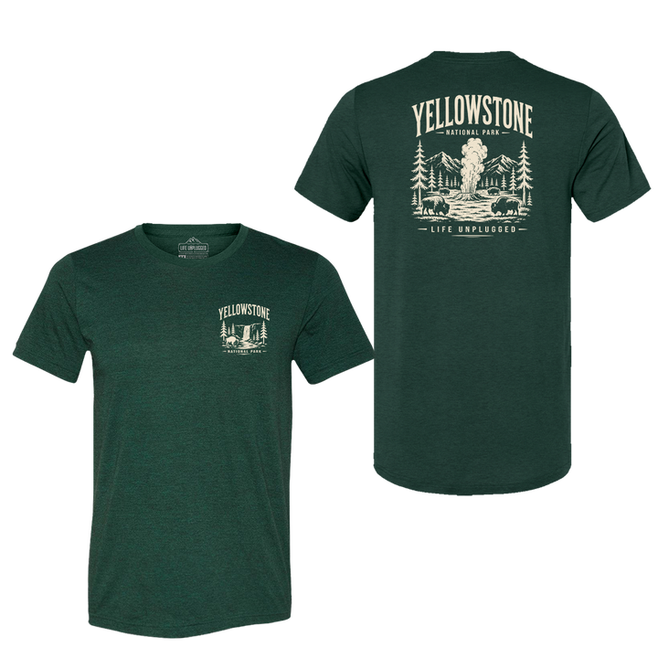 YELLOWSTONE NATIONAL PARK Triblend T-Shirt