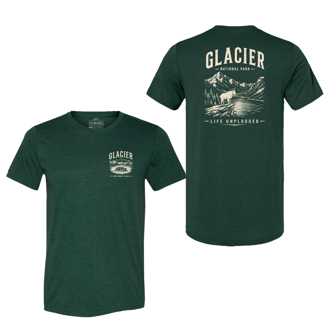 GLACIER NATIONAL PARK Triblend T-Shirt