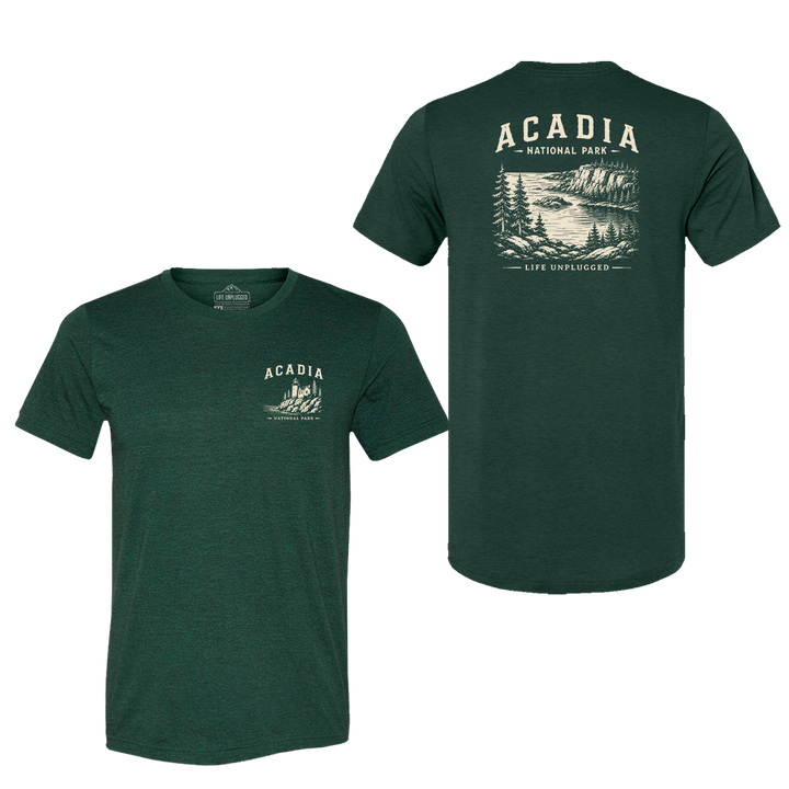 ACADIA NATIONAL PARK Triblend T-Shirt