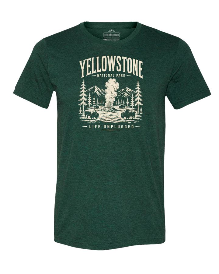 YELLOWSTONE NATIONAL PARK Triblend T-Shirt