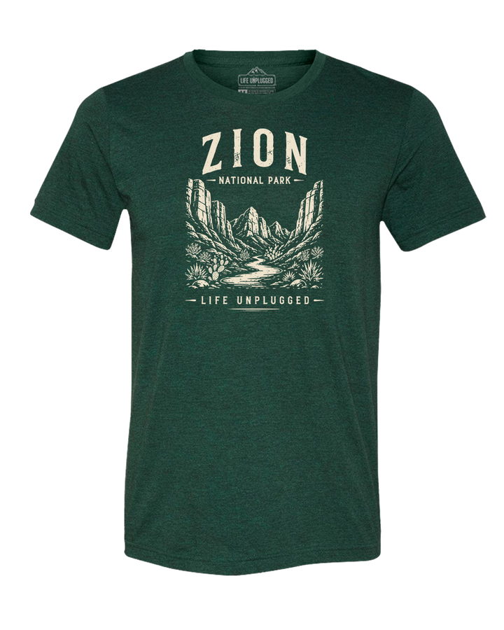 ZION NATIONAL PARK Triblend T-Shirt
