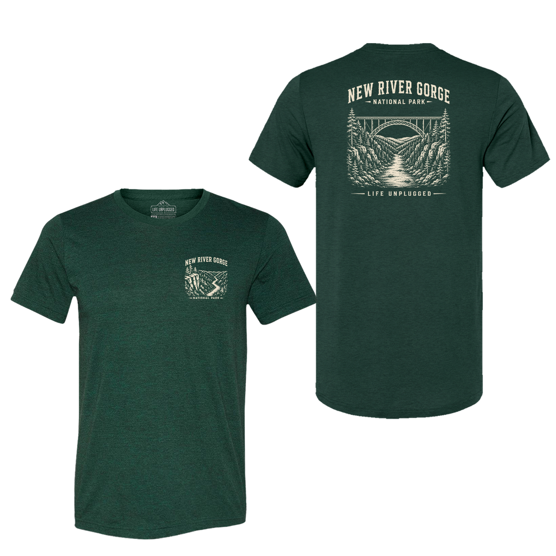 NEW RIVER GORGE NATIONAL PARK Triblend T-Shirt