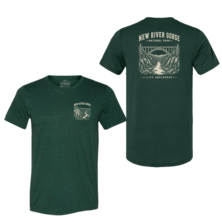 NEW RIVER GORGE NATIONAL PARK Triblend T-Shirt