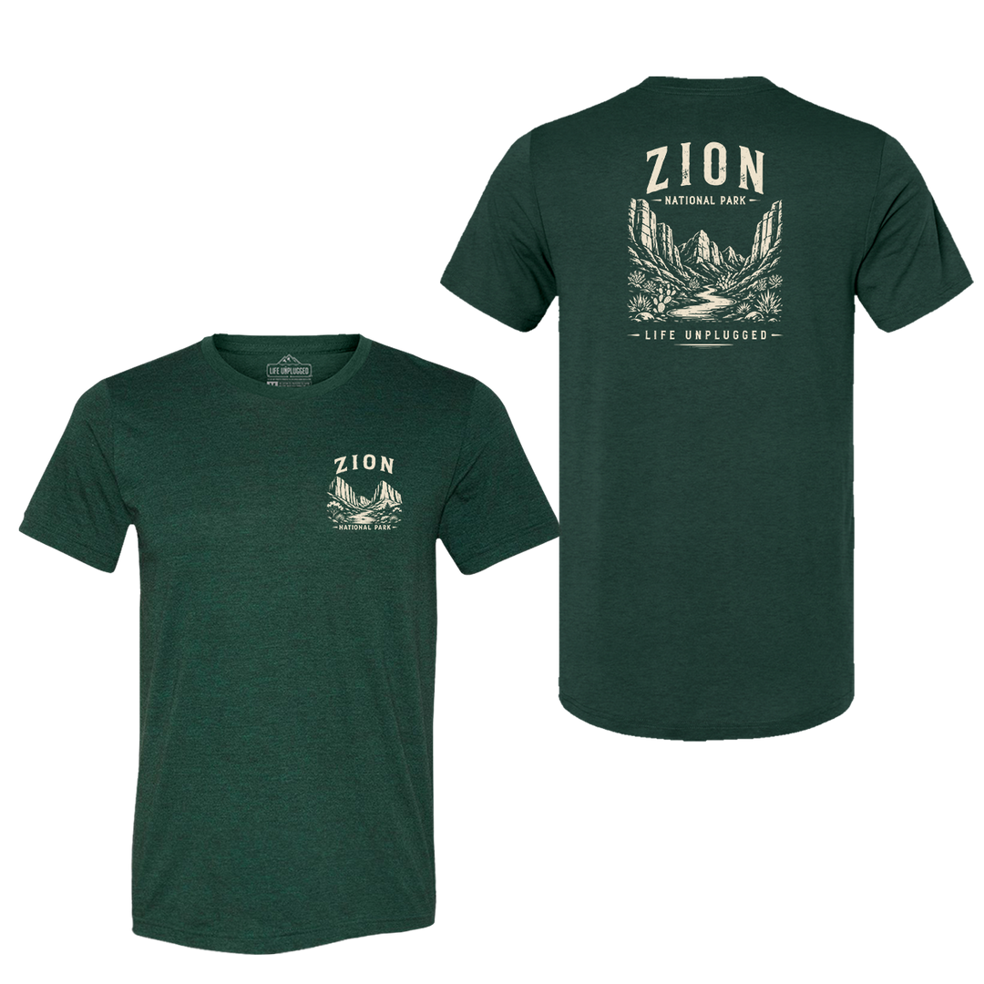 ZION NATIONAL PARK Triblend T-Shirt