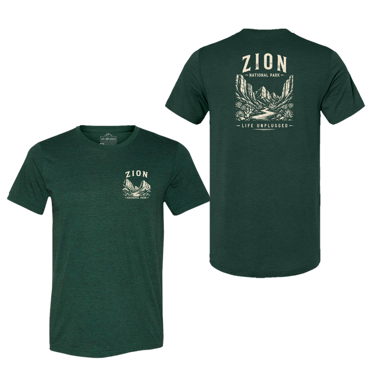 ZION NATIONAL PARK Triblend T-Shirt