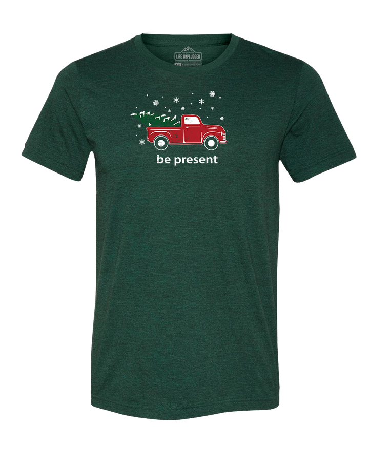 Christmas Tree Truck Triblend T-Shirt
