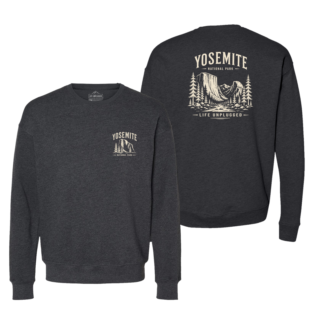 YOSEMITE NATIONAL PARK Midweight Super Soft Crewneck