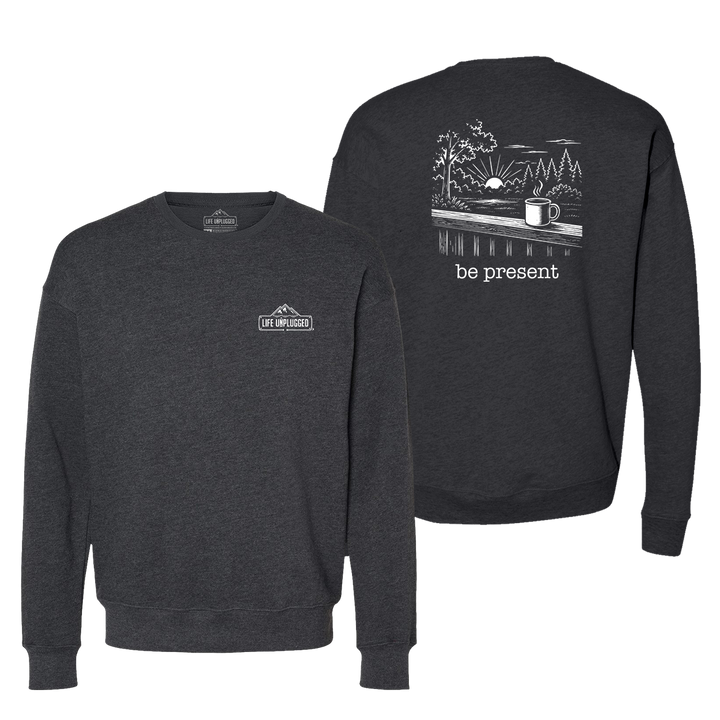 BACK PORCH COFFEE Midweight Super Soft Crewneck