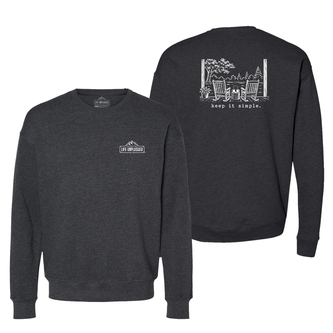 KEEP IT SIMPLE. Midweight Super Soft Crewneck