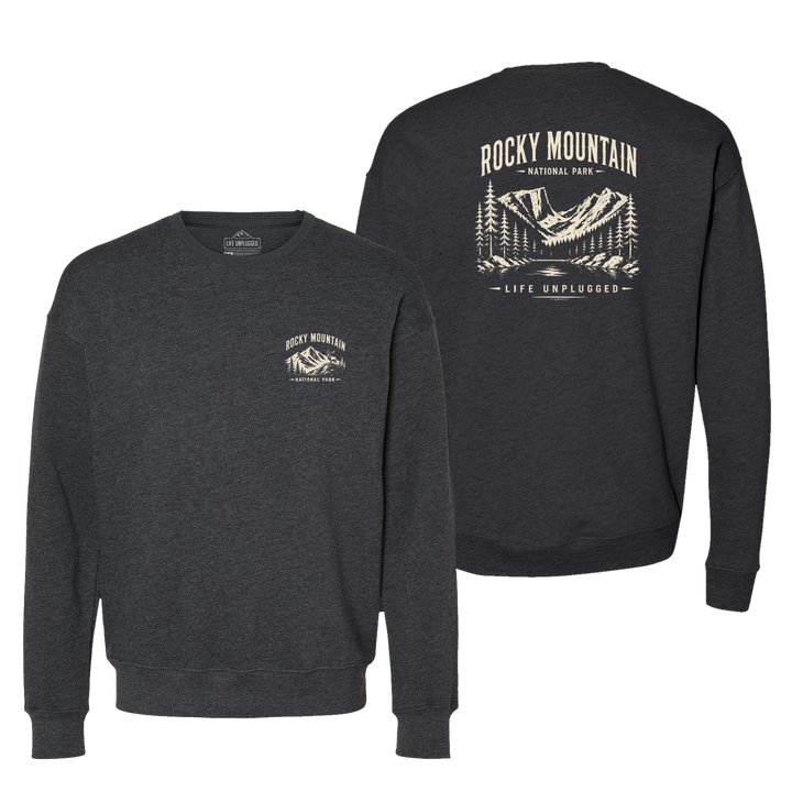 ROCKY MOUNTAIN NATIONAL PARK Midweight Super Soft Crewneck
