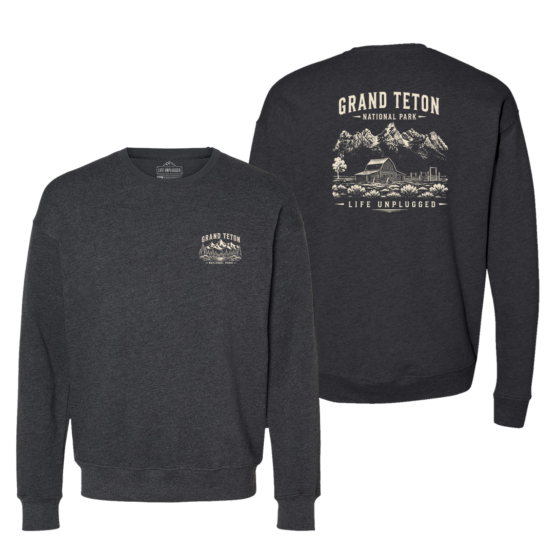 GRAND TETON NATIONAL PARK Midweight Super Soft Crewneck