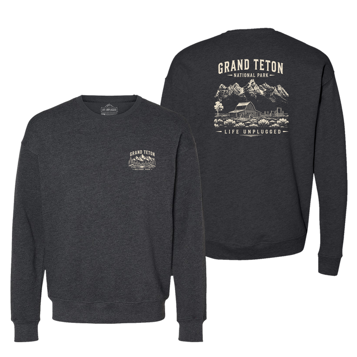 GRAND TETON NATIONAL PARK Midweight Super Soft Crewneck