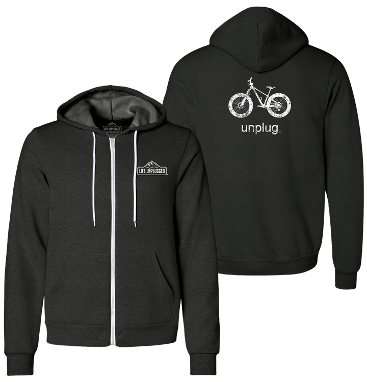 FAT TIRE BIKE Supersoft Midweight Zip Up Hoodie