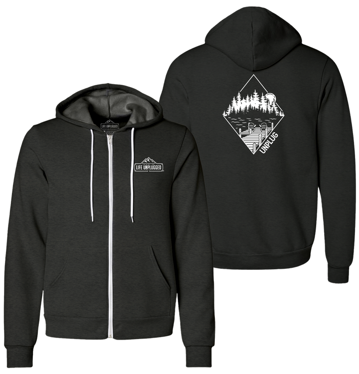 LAKE LIFE Supersoft Midweight Zip Up Hoodie