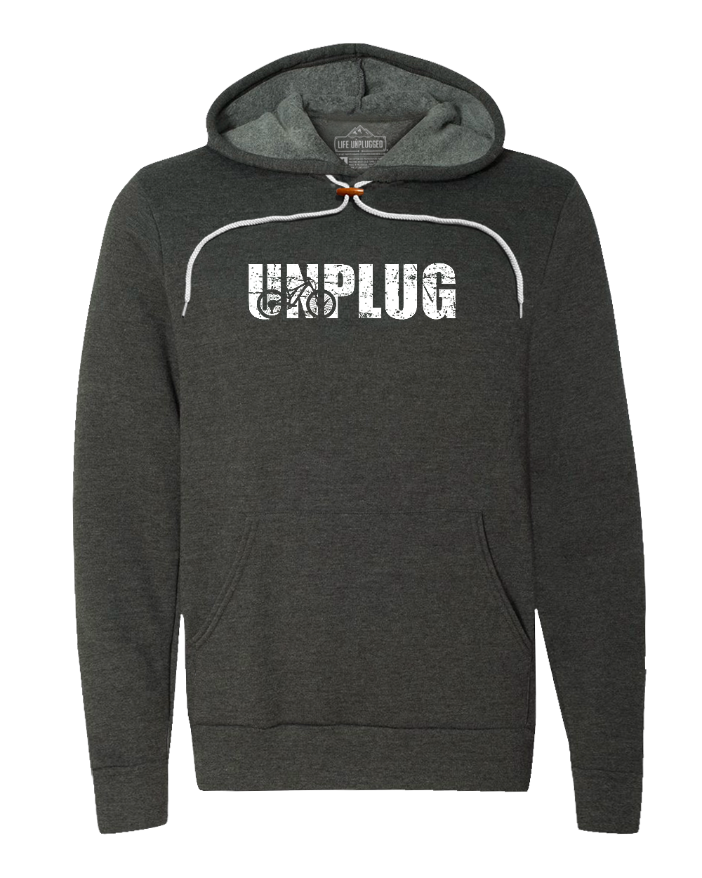 Unplug Mountain Bike Silhouette Super Soft Hoodie