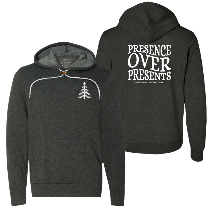 Presence Over Presents Super Soft Hoodie