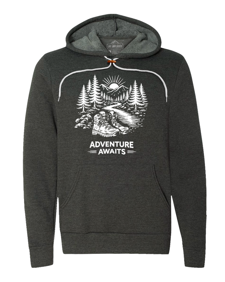 ADVENTURE AWAITS Super Soft Hoodie
