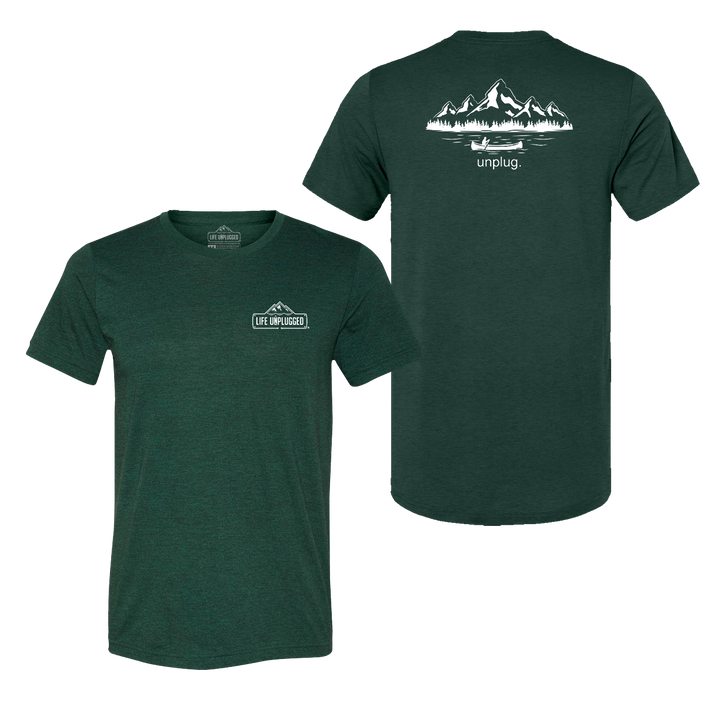 Canoeing in the Mountains Triblend T-Shirt