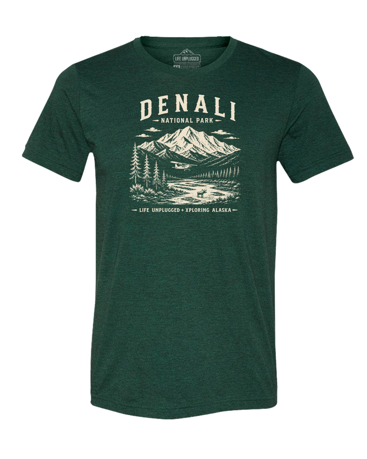 DENALI NATIONAL PARK XPLORING ALASKA Collaboration Triblend T-Shirt