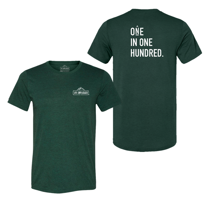 One in One Hundred Stacked Triblend T-Shirt