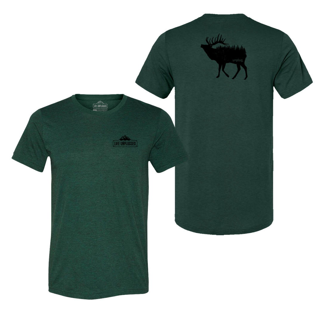 Elk In The Trees Triblend T-Shirt
