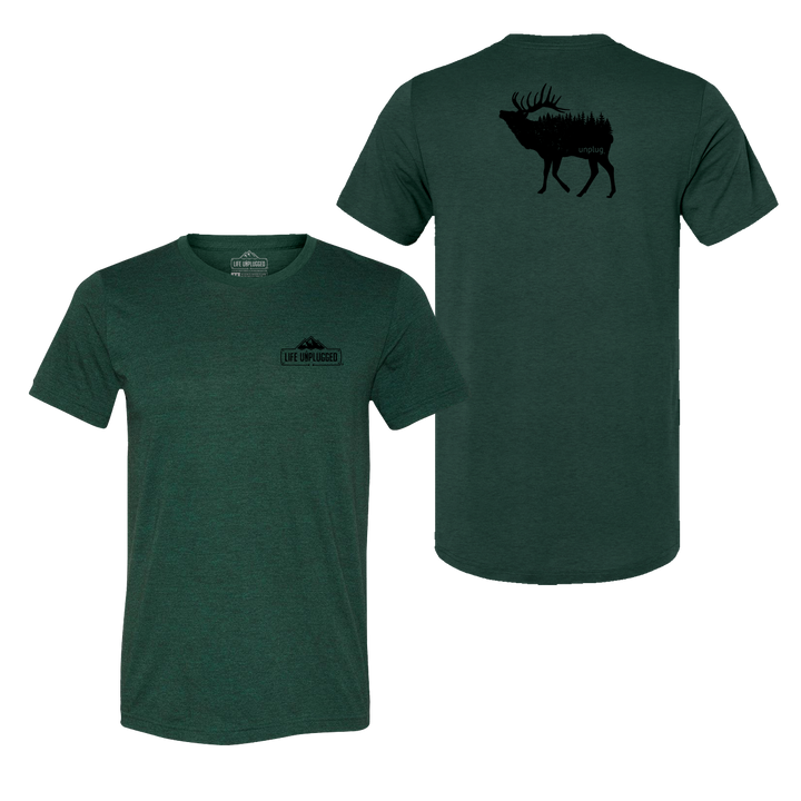 Elk In The Trees Triblend T-Shirt