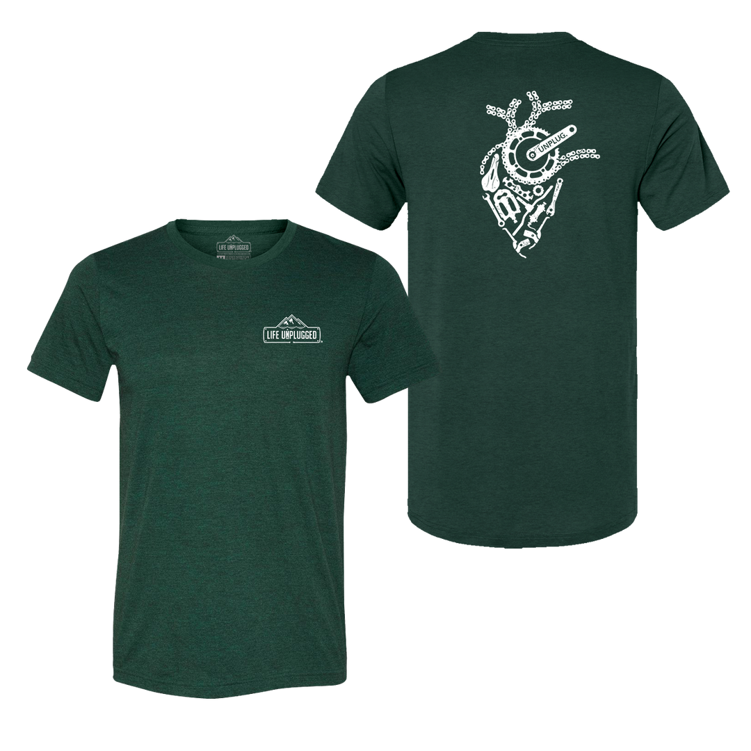 Anatomical Heart (Bicycle Parts) Triblend T-Shirt