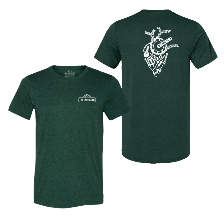 Anatomical Heart (Bicycle Parts) Triblend T-Shirt