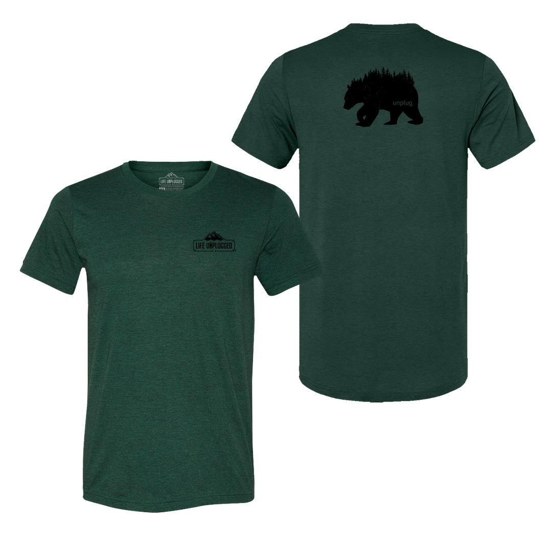 Bear In The Trees Triblend T-Shirt