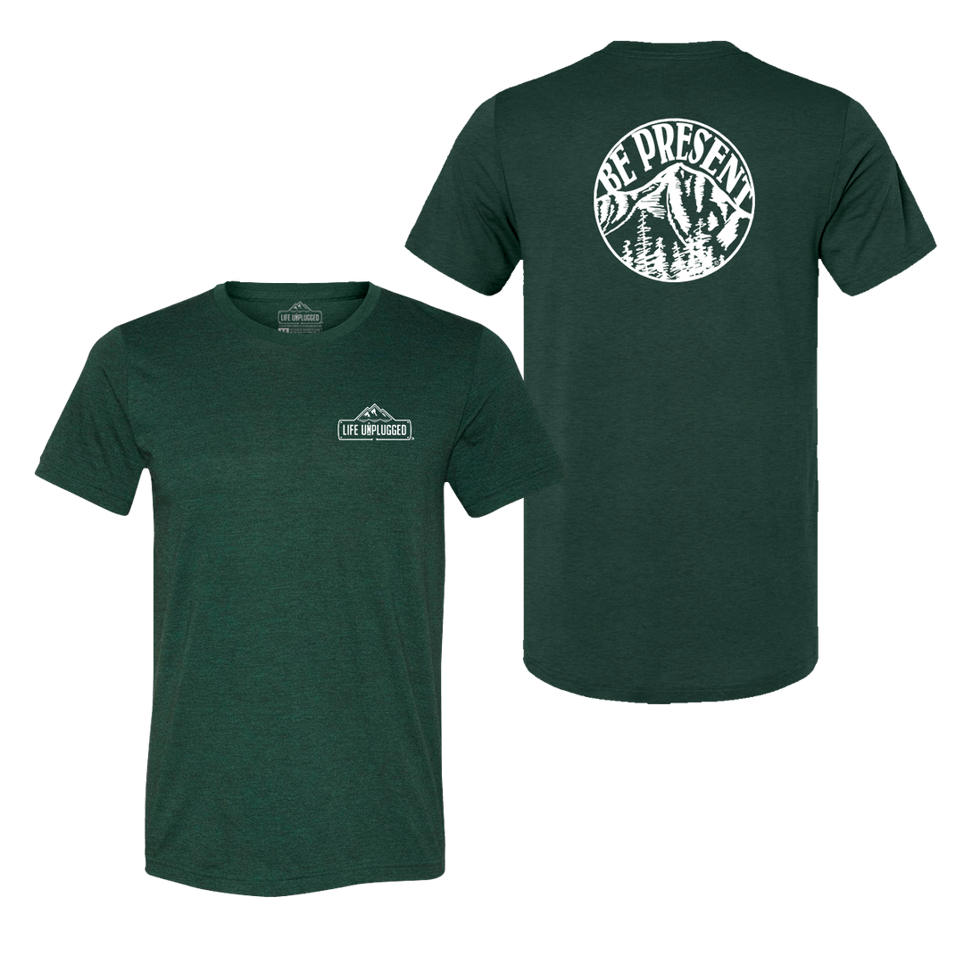 Be Present Mountain Triblend T-Shirt