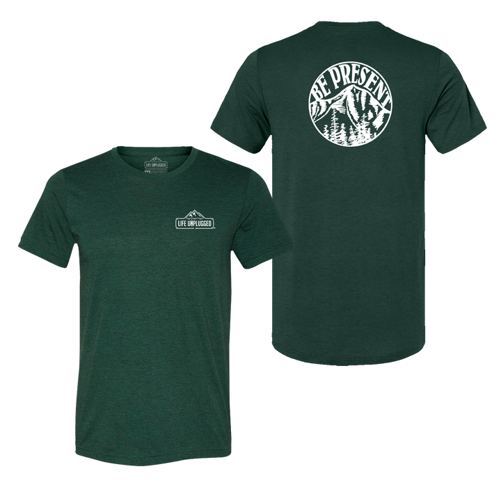Be Present Mountain Triblend T-Shirt