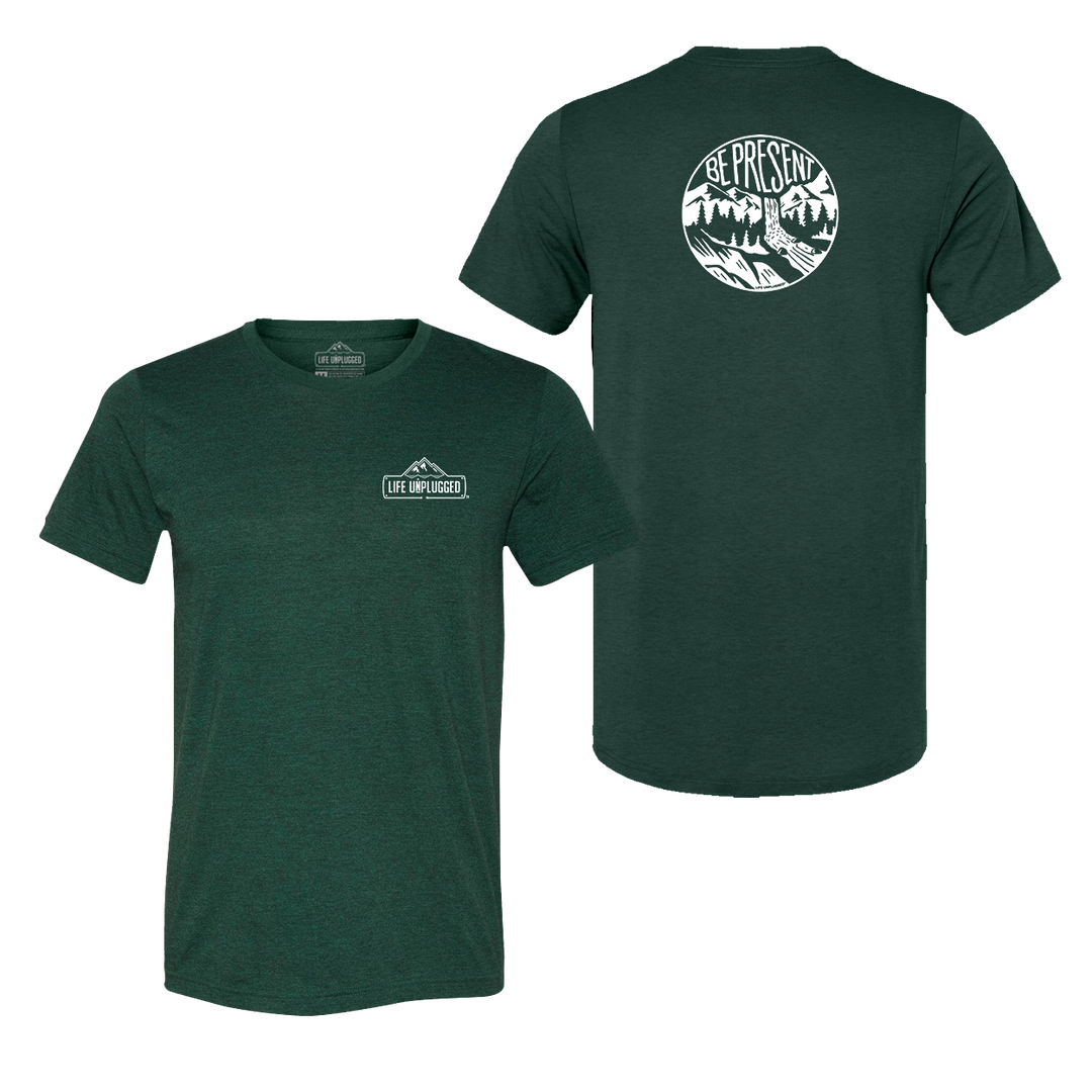 Be Present Waterfall Triblend T-Shirt