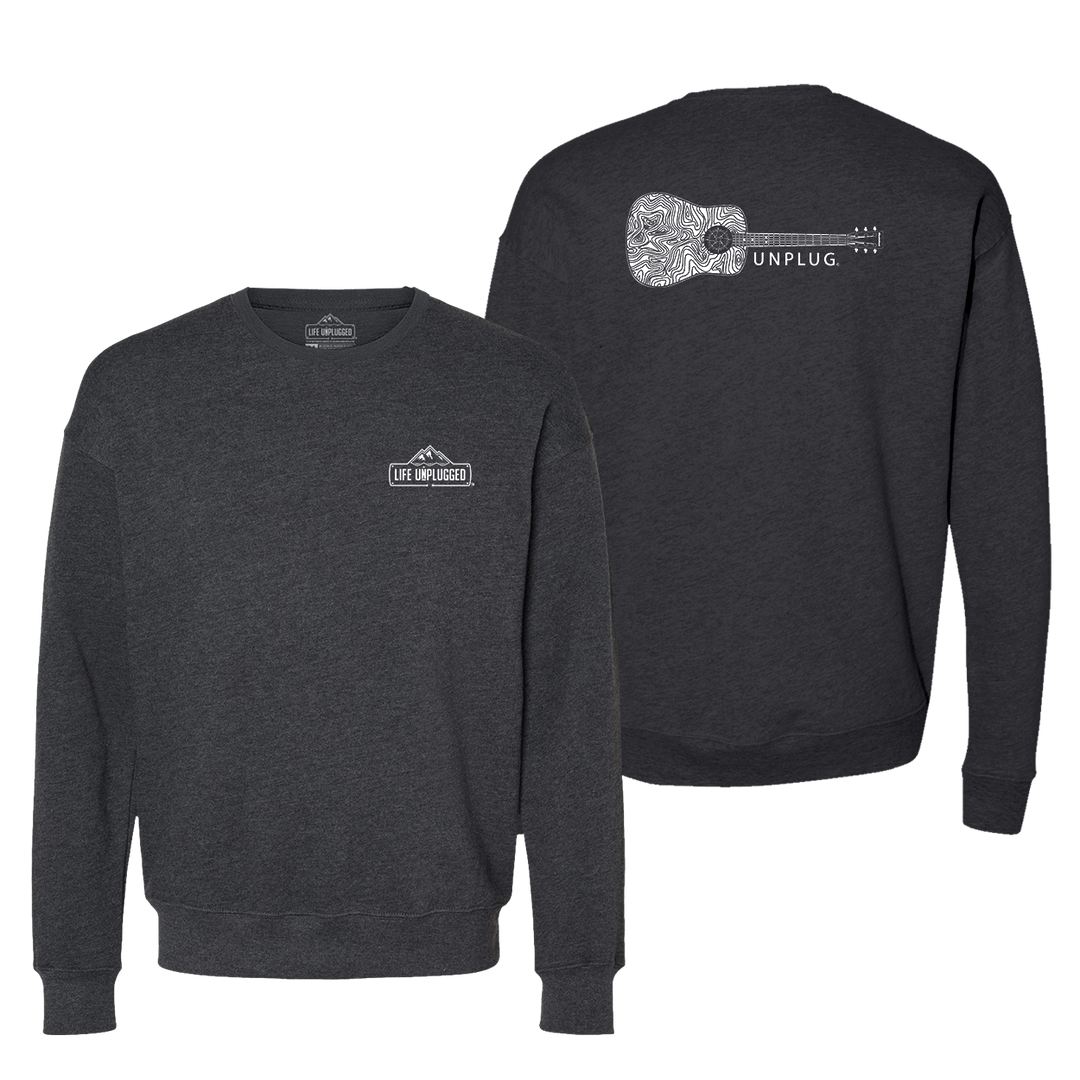 Guitar Midweight Super Soft Crewneck Sweatshirt