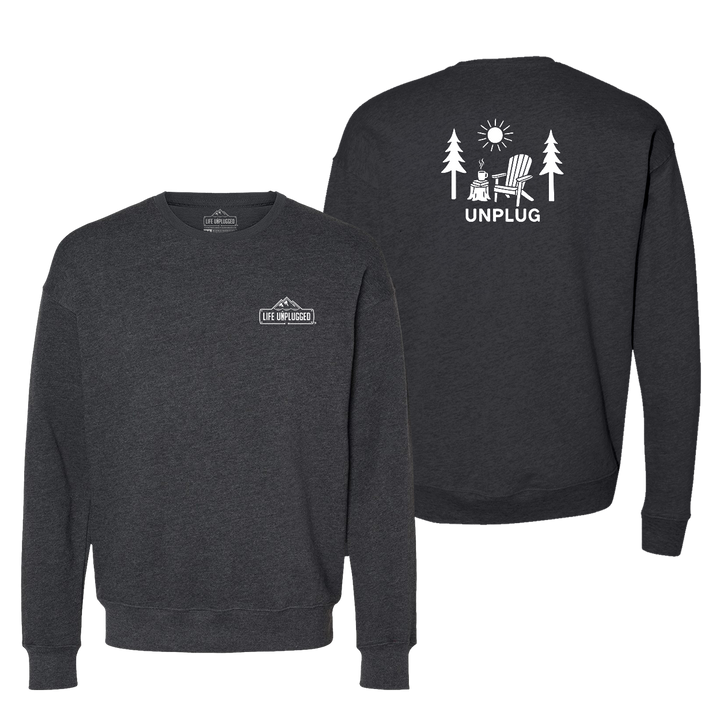 READING IN THE WOODS Midweight Super Soft Crewneck
