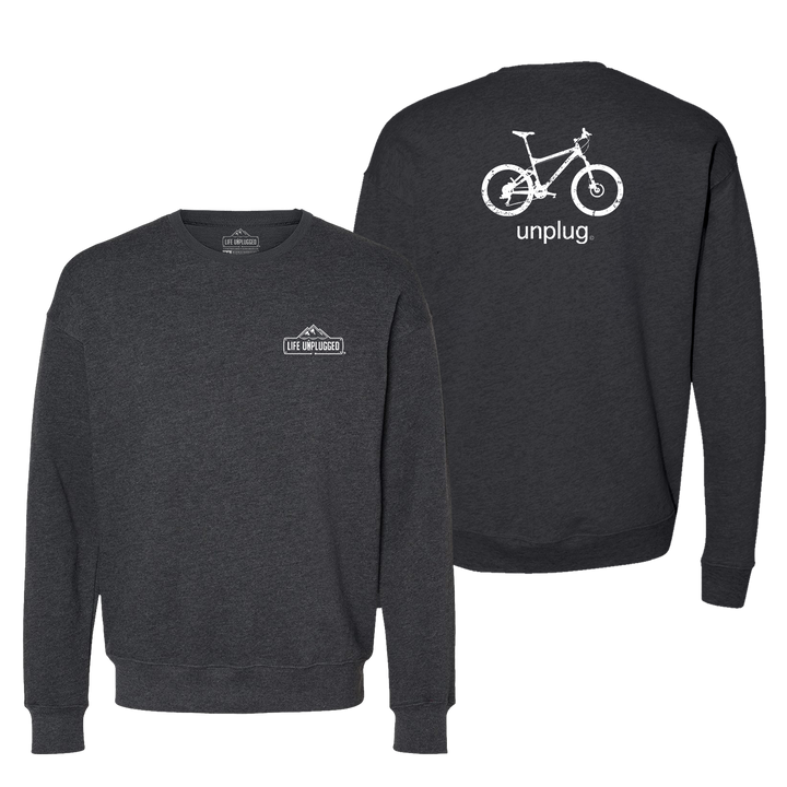 Mountain Bike Midweight Super Soft Crewneck Sweatshirt