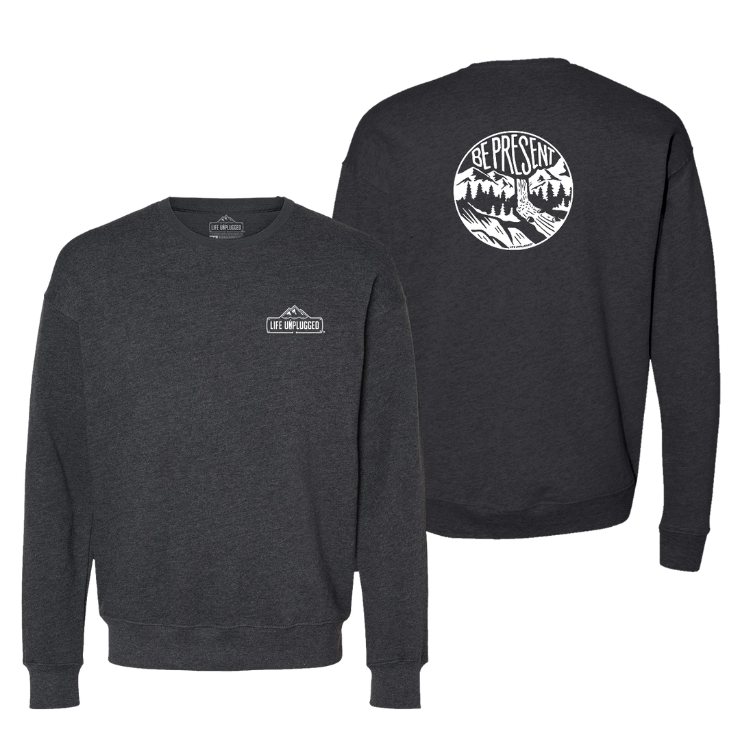 Be Present Waterfall Midweight Super Soft Crewneck Sweatshirt