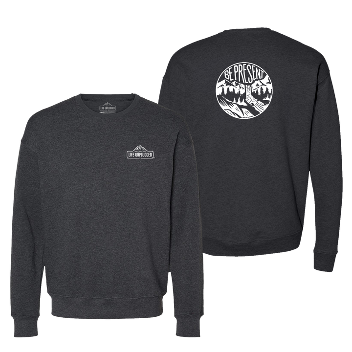 Be Present Waterfall Midweight Super Soft Crewneck Sweatshirt