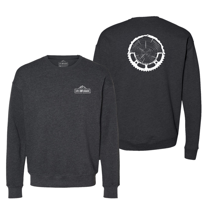 Tree Rings Chainring Midweight Super Soft Crewneck Sweatshirt