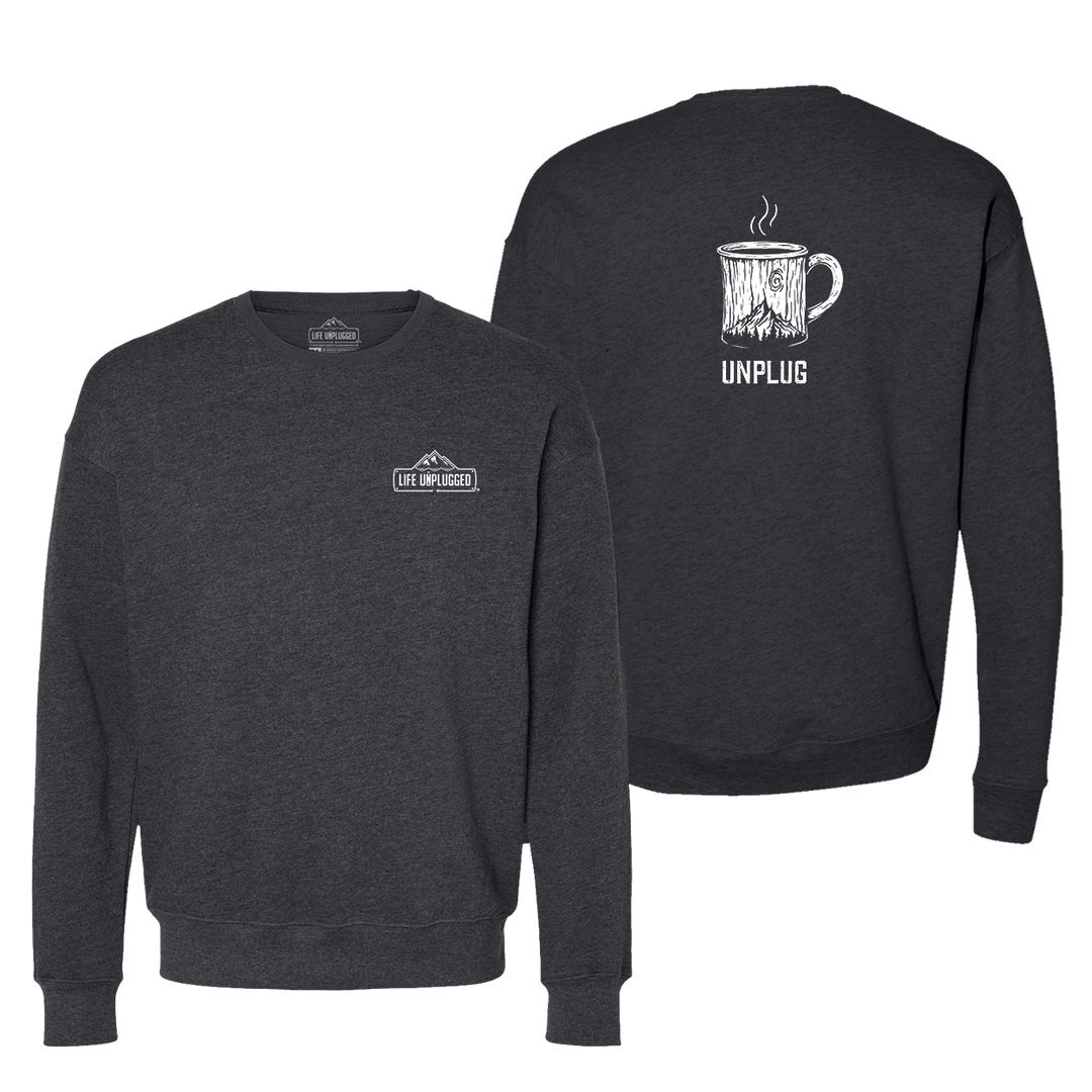WOODEN COFFEE MUG Midweight Super Soft Crewneck Sweatshirt