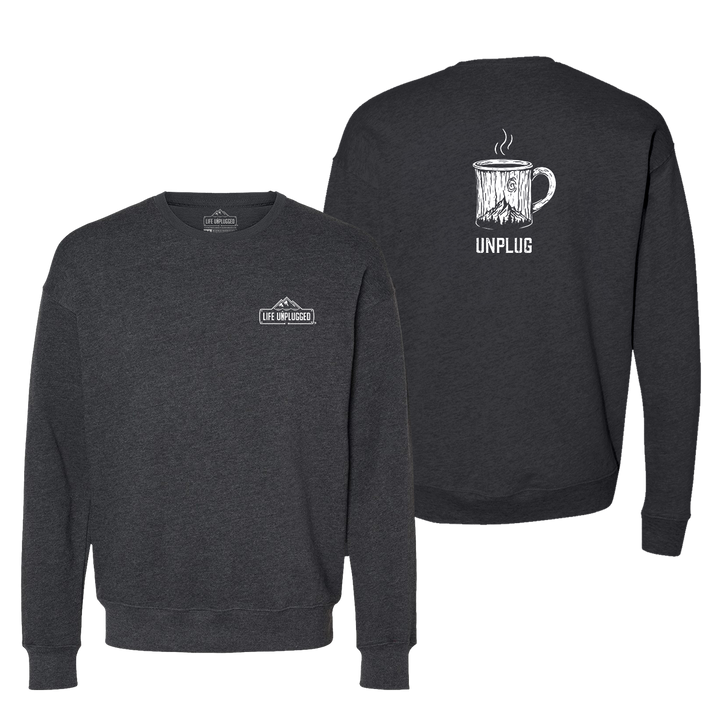 WOODEN COFFEE MUG Midweight Super Soft Crewneck Sweatshirt