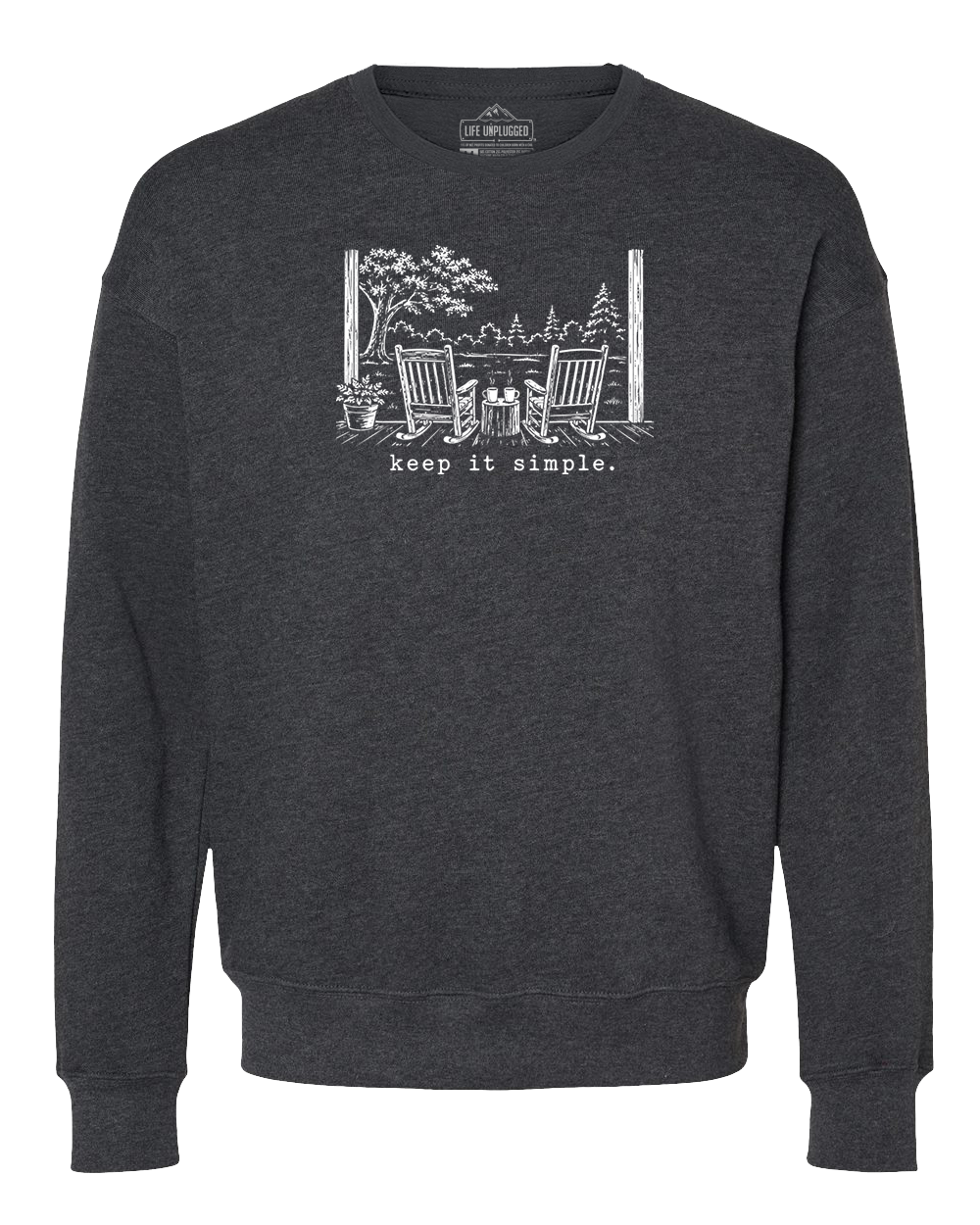 KEEP IT SIMPLE. Midweight Super Soft Crewneck